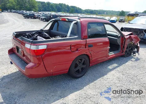 2005 Subaru Baja Sport from USA, damaged, VIN 4S4BT62C357100579